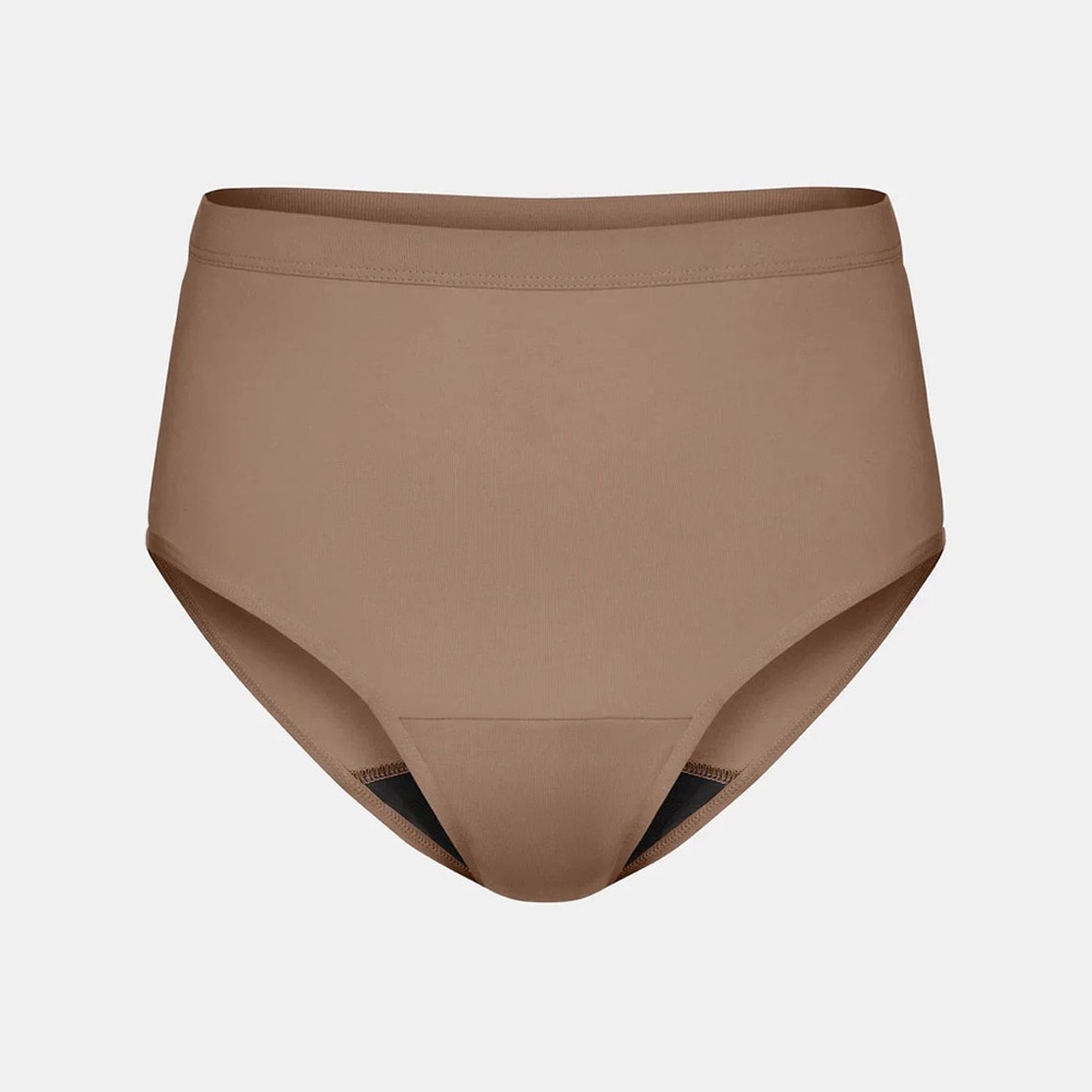 Knix Leakproof Cotton High Rise Panties - Mushroom